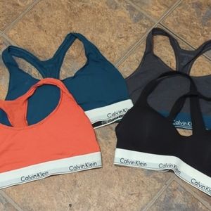 3 Calvin Klein sports bras